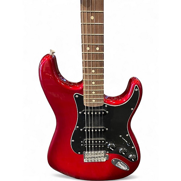 Used Fender Standard Stratocaster Candy Apple Red Solid Body Electric Guitar