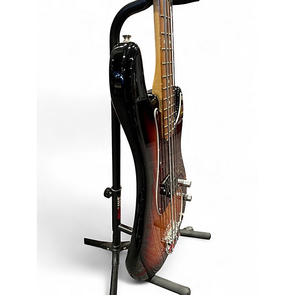 Used Fender Player Precision Bass 3 Tone Sunburst Electric Bass Guitar