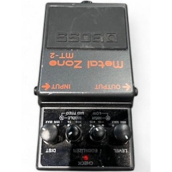 Used BOSS MT2 Metal Zone Distortion Effect Pedal