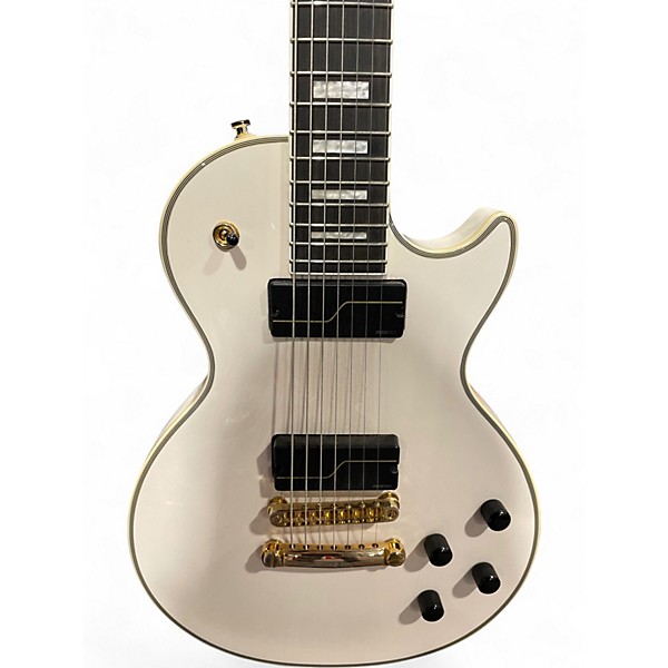 Used Epiphone LES PAUL MKH ORIGINS CUSTOM Alpine White Solid Body Electric Guitar