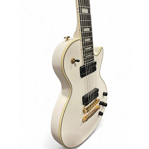 Used Epiphone LES PAUL MKH ORIGINS CUSTOM Alpine White Solid Body Electric Guitar