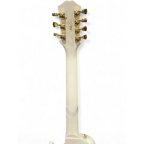 Used Epiphone LES PAUL MKH ORIGINS CUSTOM Alpine White Solid Body Electric Guitar