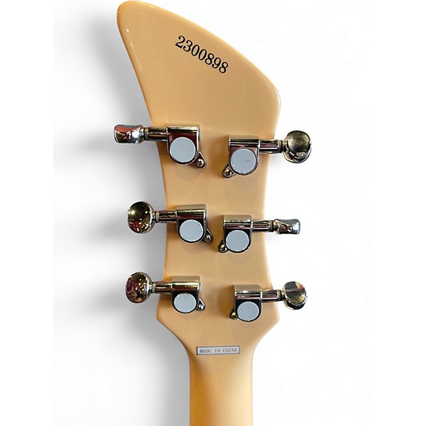 Used Eastwood LG 150T Cream Solid Body Electric Guitar