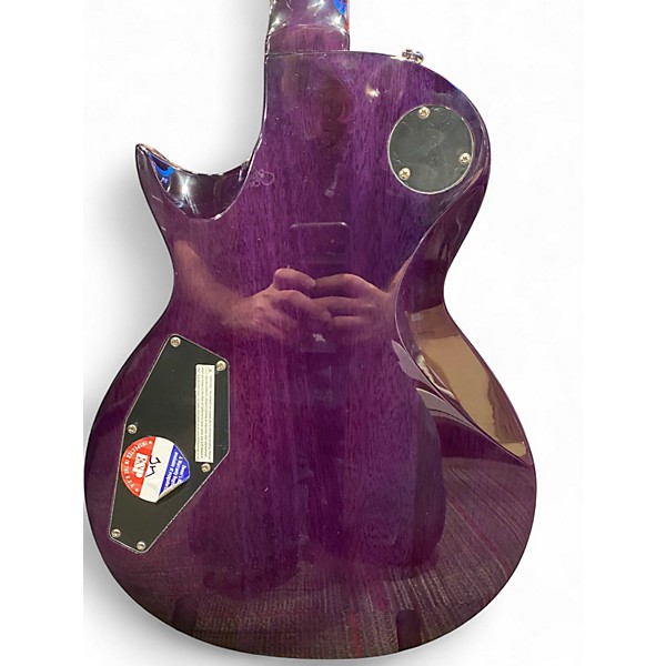 Used ESP EC 256 Trans Purple Solid Body Electric Guitar