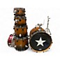 Used PDP by DW 6 Piece PACIFIC LX SERIES 2 Tone Sunburst Drum Kit thumbnail