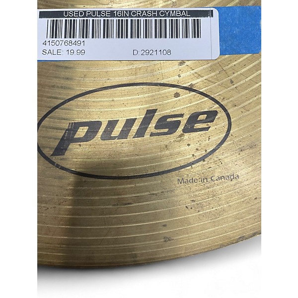 Used Pulse 16in CRASH Cymbal