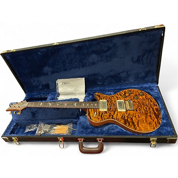 Used PRS Mark Tremonti Wood Library ORANGE TIGER Solid Body Electric Guitar