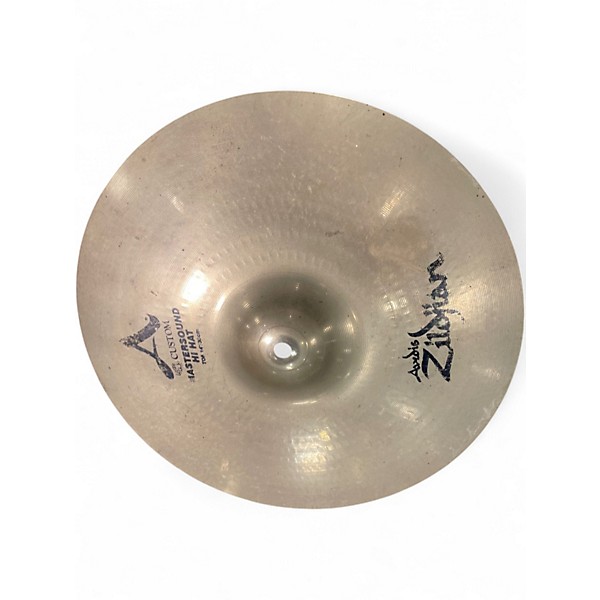 Used Zildjian 14in A Custom Mastersound Hi Hat Pair Cymbal