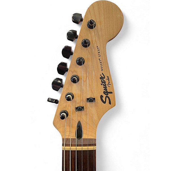 Used Squier Bullet Stratocaster Black Solid Body Electric Guitar