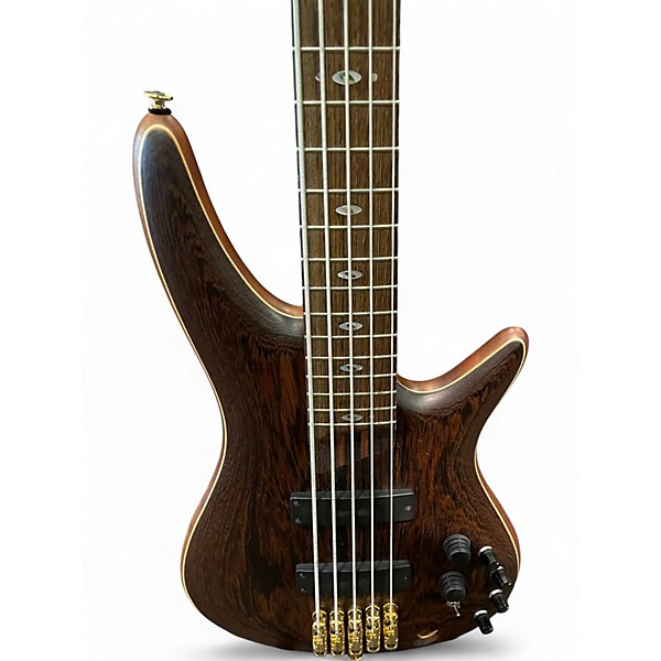 Used Ibanez SR5005 OL WENGE Mahogany Electric Bass Guitar