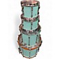 Used Yamaha 4 Piece Recording Custom teal Drum Kit thumbnail