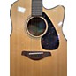 Used Yamaha FGX800C Natural Acoustic Electric Guitar