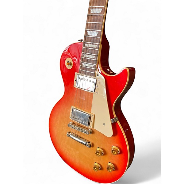 Used Gibson Les Paul Standard 1950S Neck Washed Cherry Sunburst Solid Body Electric Guitar