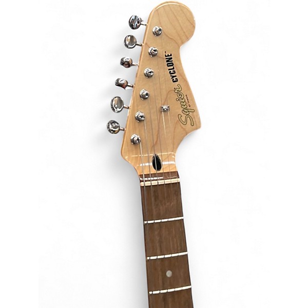 Used Squier Paranormal Cyclone Pearl White Solid Body Electric Guitar