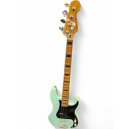 Used Squier Classic Vibe 1970S Precision Bass Surf Green Electric Bass Guitar
