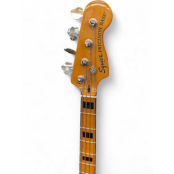 Used Squier Classic Vibe 1970S Precision Bass Surf Green Electric Bass Guitar