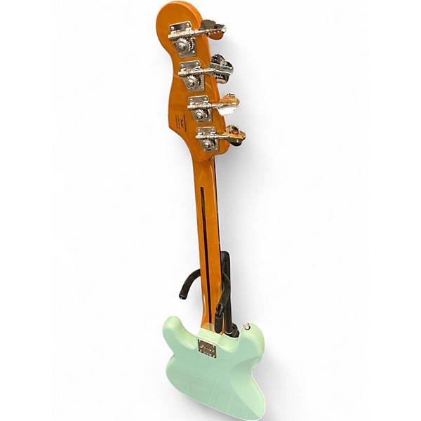 Used Squier Classic Vibe 1970S Precision Bass Surf Green Electric Bass Guitar