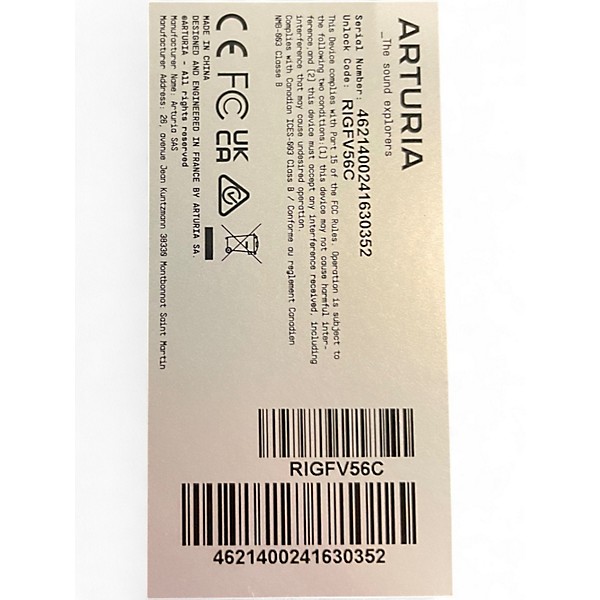 Used Arturia KEYSTEP MK 2 MIDI Controller