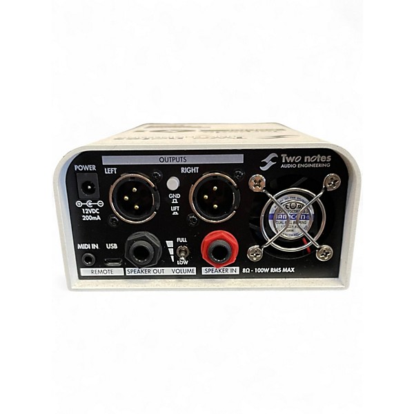 Used Two Notes Torpedo Captor X 8 Ohm Audio Converter