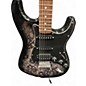 Used Fender FSR Standard Stratocaster Black Paisley Solid Body Electric Guitar