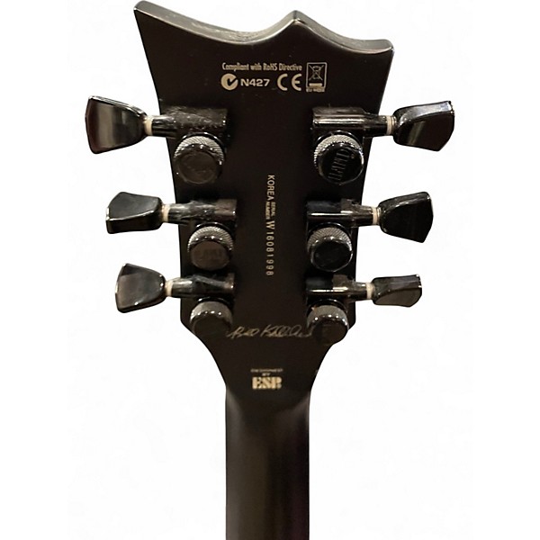 Used ESP LTD Bill Kelliher BK600 MILITARY GREEN BURST Solid Body Electric Guitar