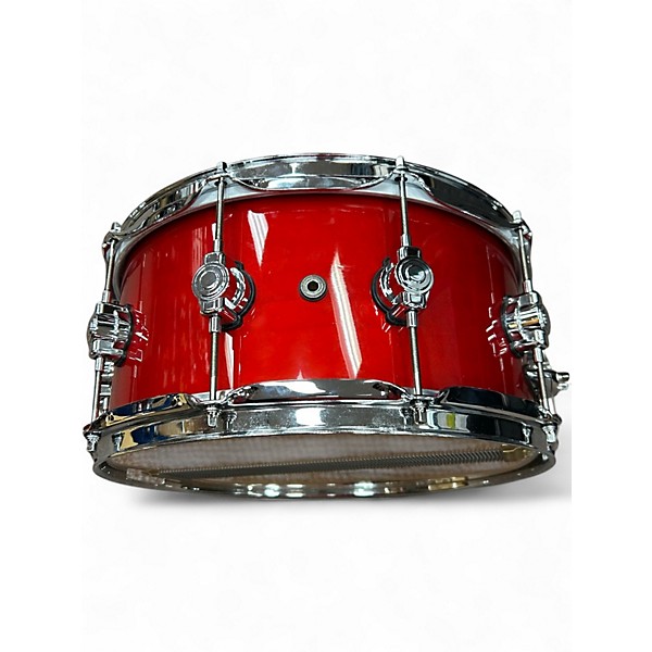 Used DW 6.5X14 Performance Series Snare CHERRY RED Drum