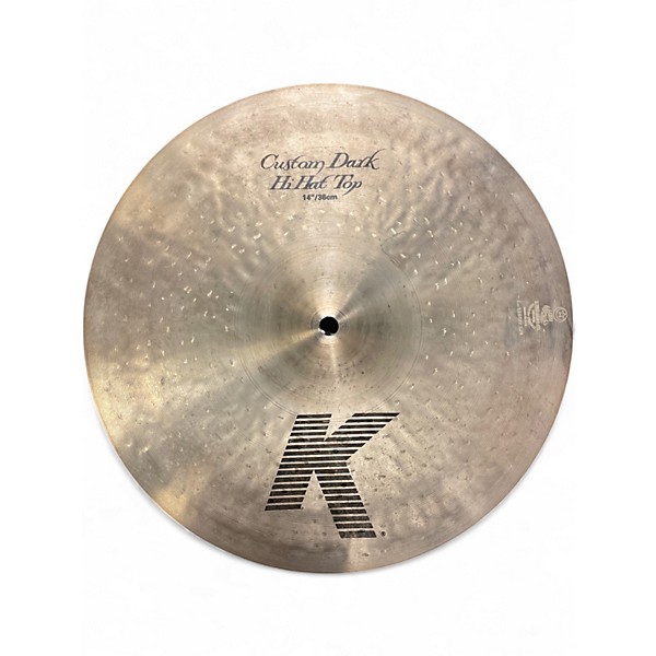 Used Zildjian 14in K Custom Dark Hi Hat Pair Cymbal