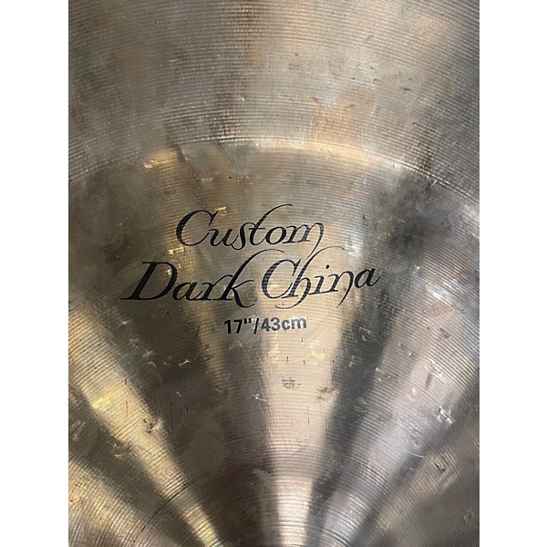 Used Zildjian 17in K Custom Dark China Cymbal