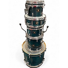 Used Gretsch Drums 5 Piece Catalina Birch Carribean Blue Drum Kit