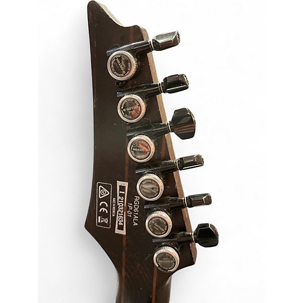 Used Ibanez RGD61ALA SOLID BLACK Solid Body Electric Guitar
