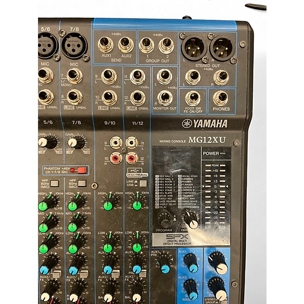 Used Yamaha MG12XU Unpowered Mixer