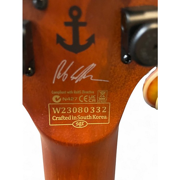 Used Schecter Guitar Research Rob scallon Signature C-8 Black Solid Body Electric Guitar