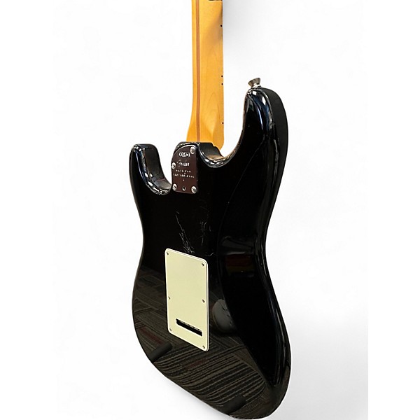 Used Fender American Professional II Stratocaster Black Solid Body Electric Guitar