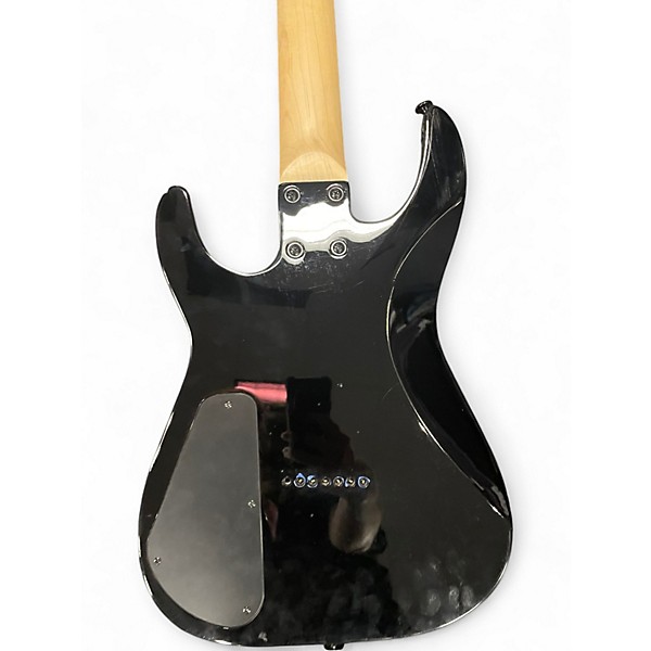 Used Jackson JS22Q Arch Top 7 String Trans Black Solid Body Electric Guitar