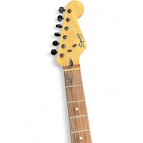 Used Squier FSR Bullet Stratocaster Black Solid Body Electric Guitar