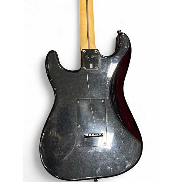 Used Squier FSR Bullet Stratocaster Black Solid Body Electric Guitar