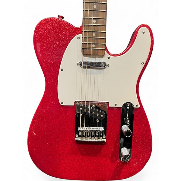 Used 2020 Squier FSR Bullet Telecaster Red Sparkle Solid Body Electric Guitar