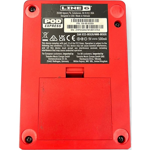 Used Line 6 Pocket Pod Express Amp Modeler Effect Processor