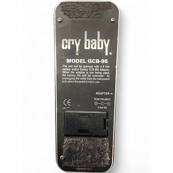 Used Dunlop GCB95 Original Crybaby Wah Effect Pedal