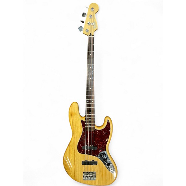 Used Fender Standard Jazz Bass Natural Electric Bass Guitar