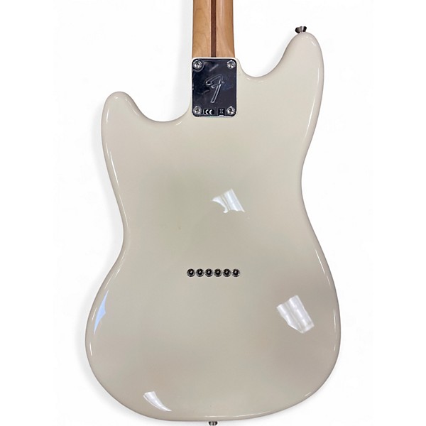 Used Fender Mustang P90 Olympic White Solid Body Electric Guitar