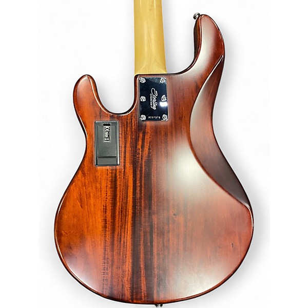Used Sterling by Music Man SUB 5 WALNUT STAIN Electric Bass Guitar