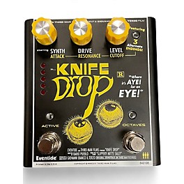 Used Eventide Third Man Hardware Knife Drop Synth Fuzz Effect Pedal
