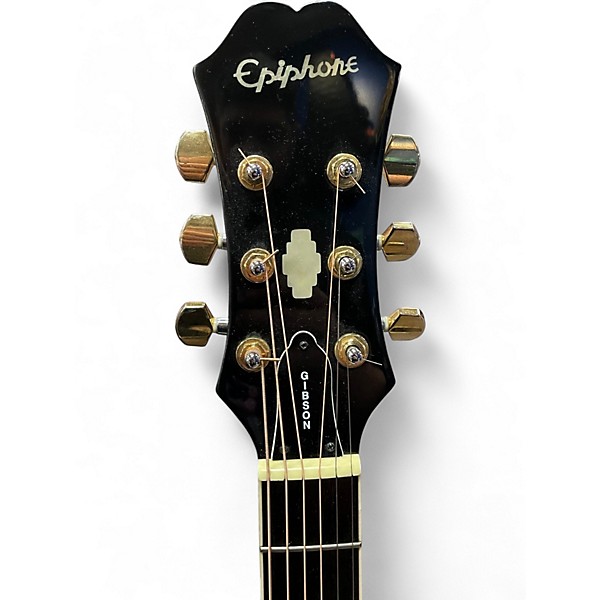 Used Epiphone  AJ 18S Black Acoustic Guitar