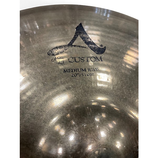 Used Zildjian 20in A Custom Ride Cymbal