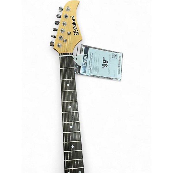 Used Ediors stratocaster green Solid Body Electric Guitar