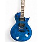 Used ESP EC1000 PIEZO Trans Blue Solid Body Electric Guitar