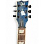 Used ESP EC1000 PIEZO Trans Blue Solid Body Electric Guitar