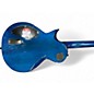 Used ESP EC1000 PIEZO Trans Blue Solid Body Electric Guitar
