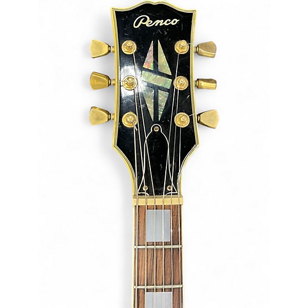 Used Penco LP STYLE Black Solid Body Electric Guitar